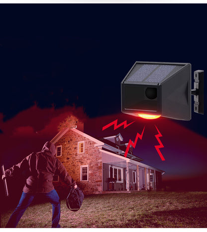Solar Infrared Motion Sensor Alarm Lamp