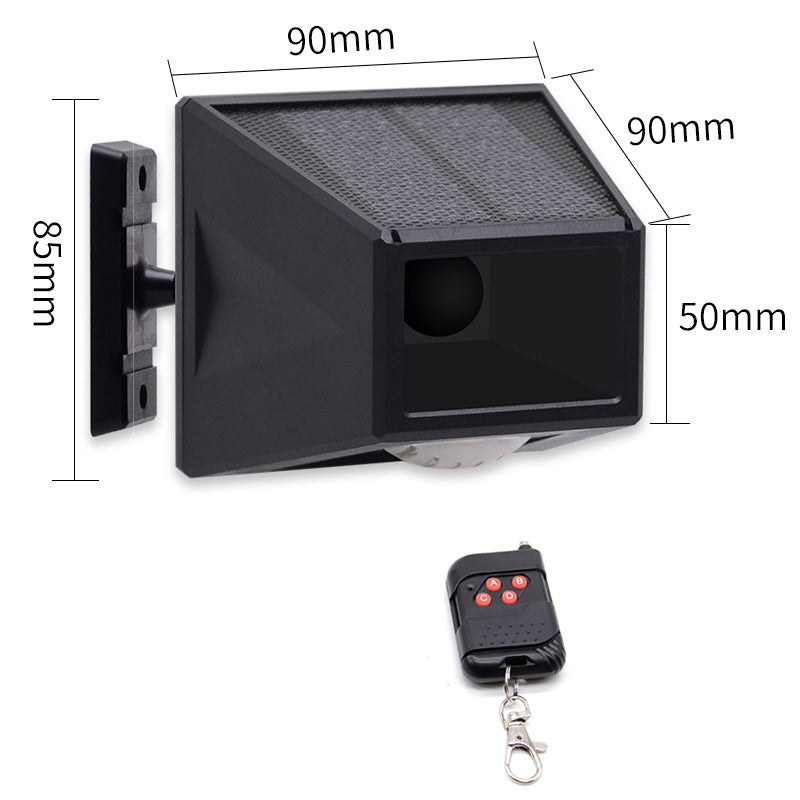 Solar Infrared Motion Sensor Alarm Lamp