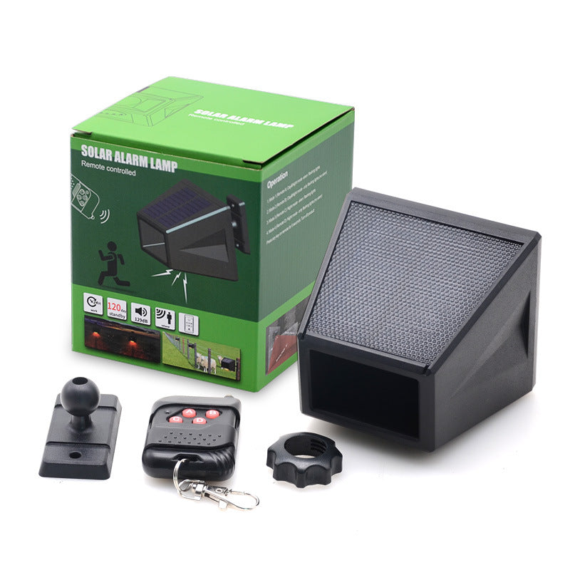 Solar Infrared Motion Sensor Alarm Lamp